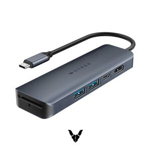 Hyper - HyperDrive Next 6 Port USB-C Hub- MacBook/PC -‎ HD4002GL - Midnight Blue